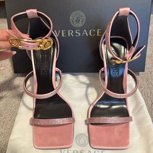Versace pink heels